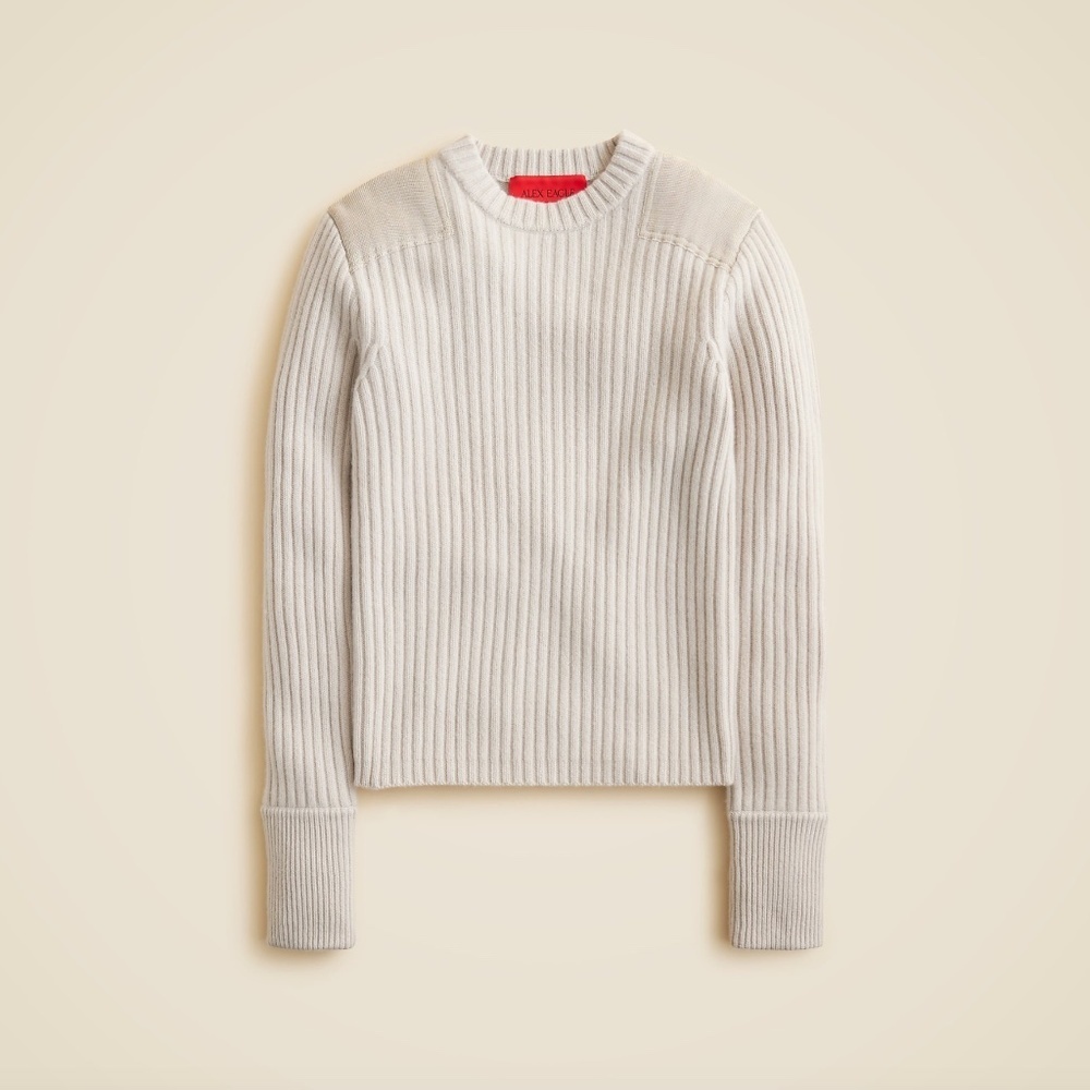 Alex Eagle x J Crew Crewneck Lambswool Sweater
